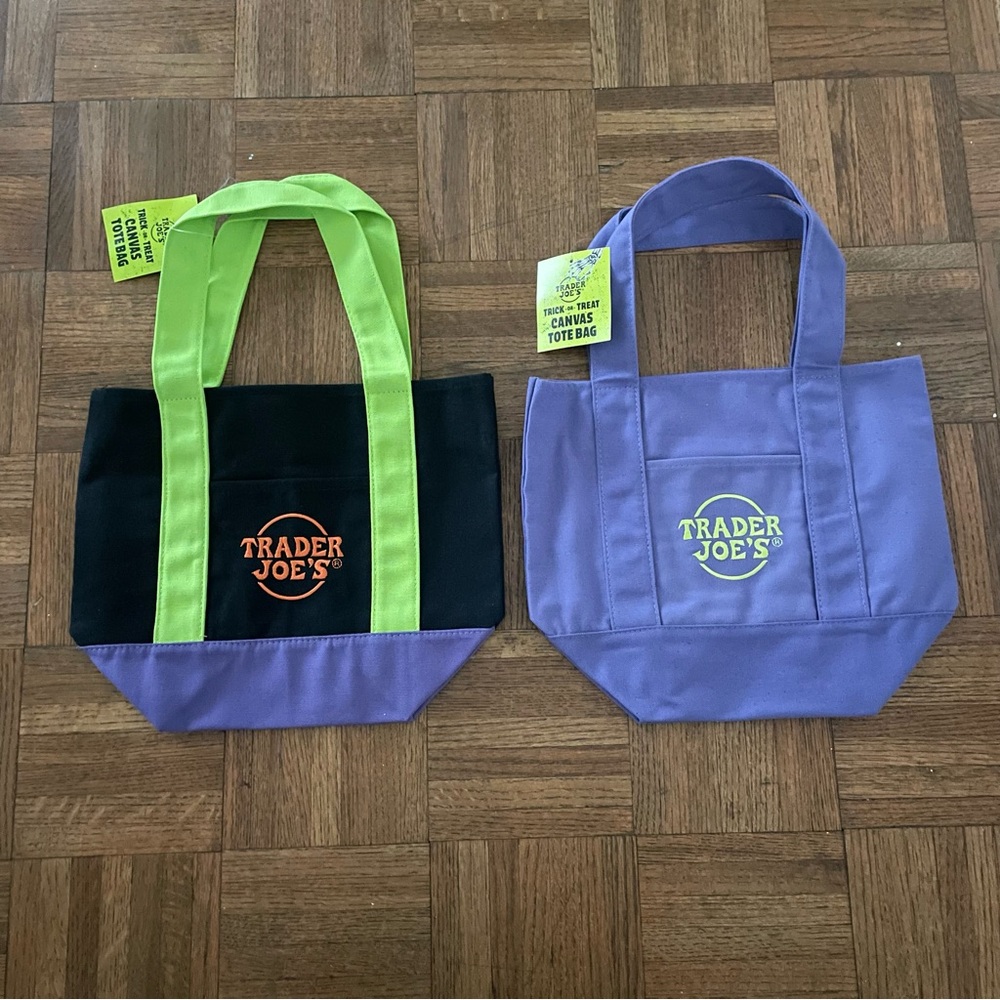 Trader Joe’s mini totes Halloween edition
